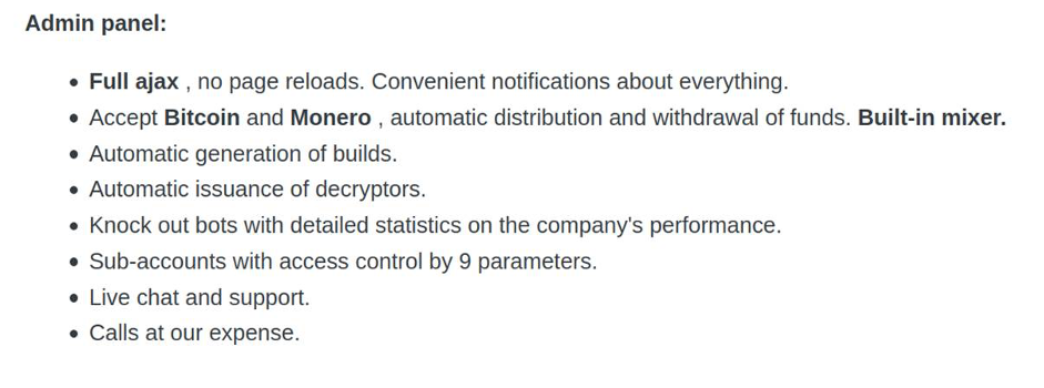 Colonial 4 admin panel