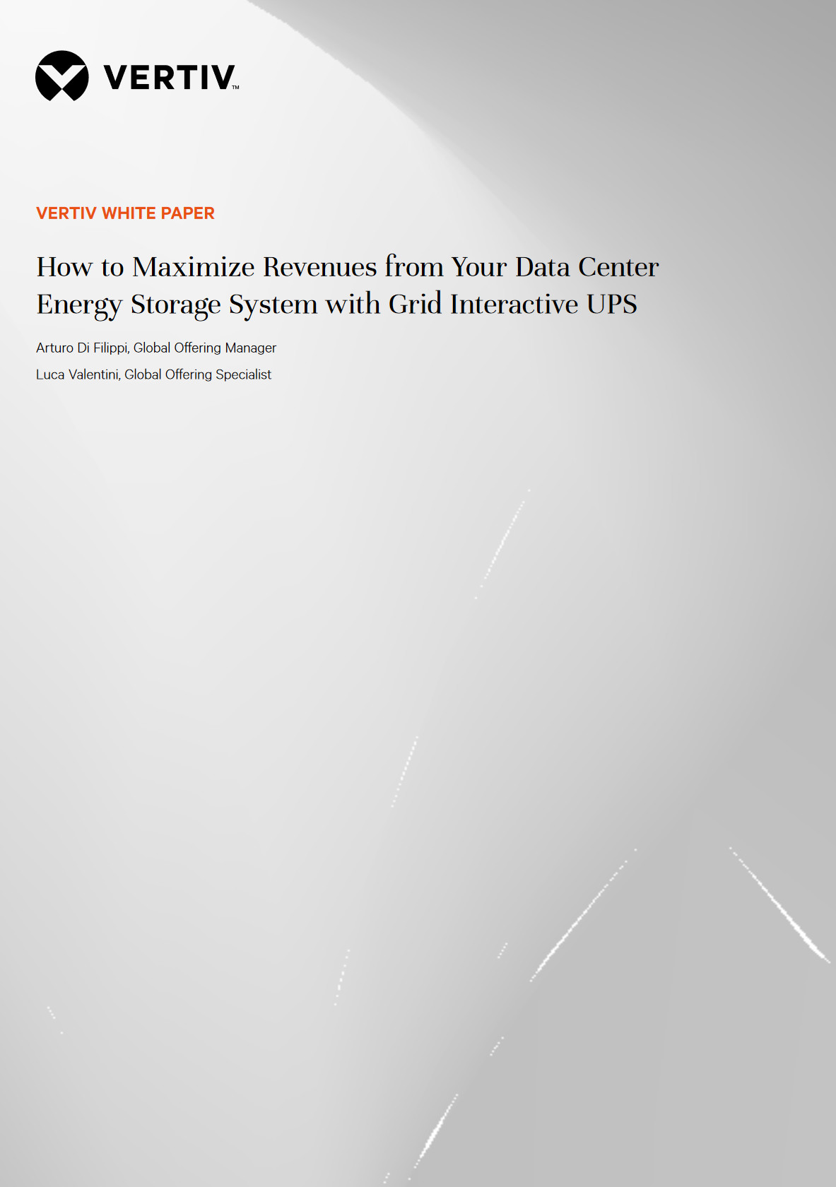 Vertiv Energy Storage White Paper
