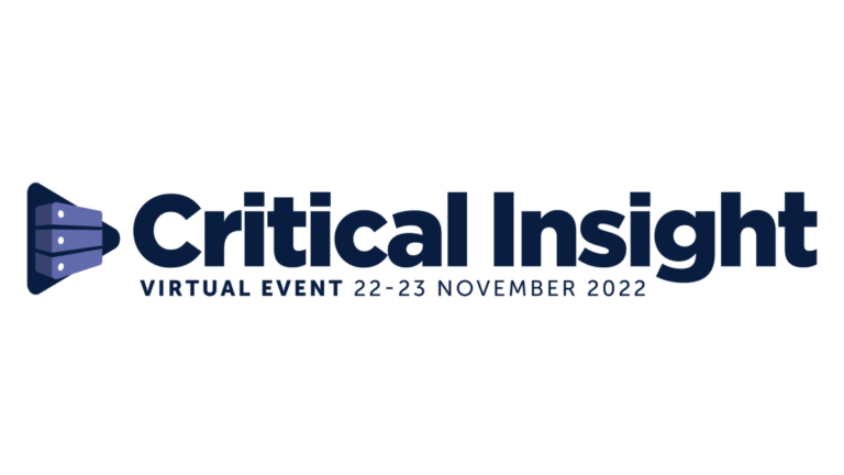 Thank you for joining us at Critical Insight 2022!