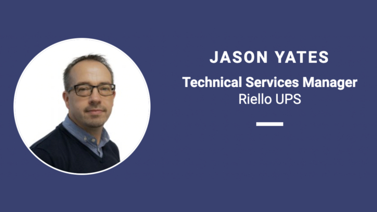 Critical Insight 2022 | Speaker Spotlight: Jason Yates, Technical Services Manager, Riello UPS Ltd