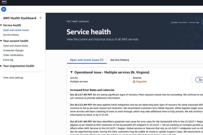 AWS outage